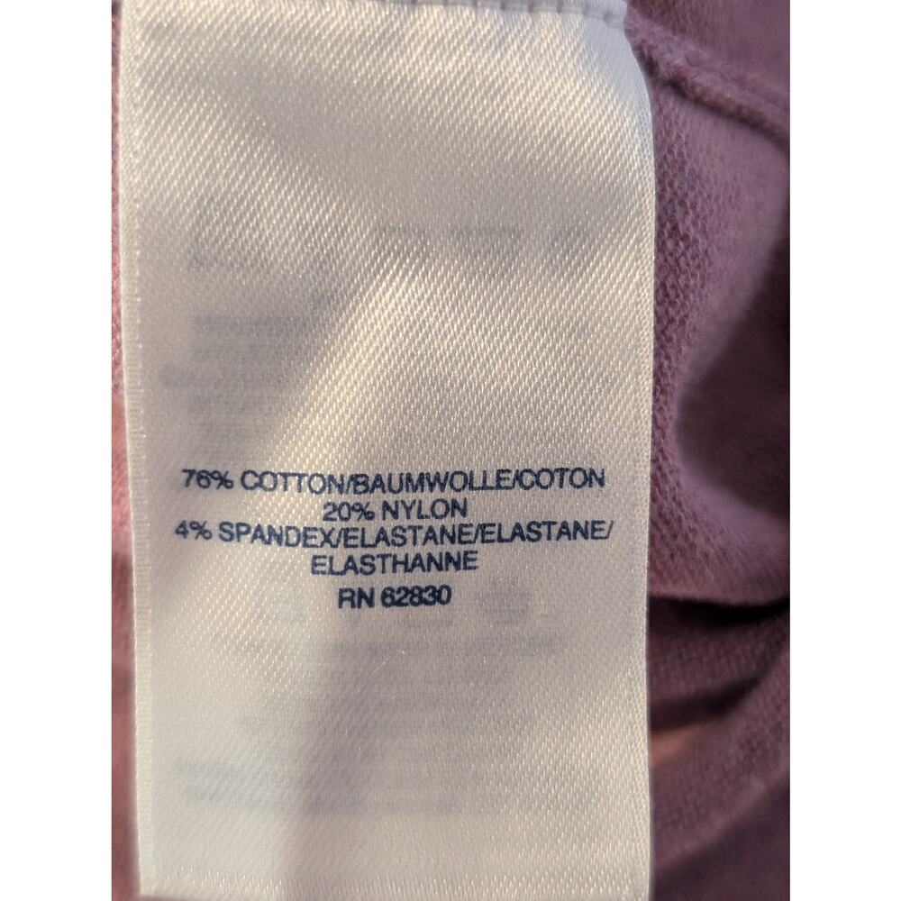 Vintage Lands' End Lavender Heather Button Front Cardigan Sweater Size L - Picture 4 of 8